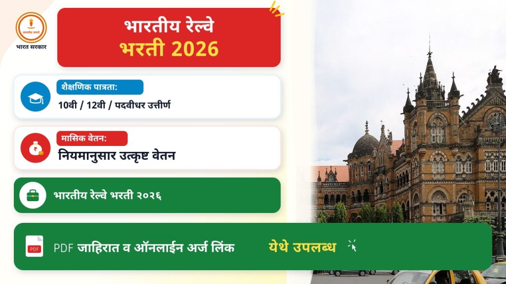 मध्य रेल्वे २०२६ अप्रेंटिस भरती: व्याख्या आणि मार्गदर्शन
